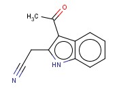 3-<span class='lighter'>ACETYL-1H-INDOLE-2-ACETONITRILE</span>