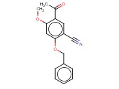 5-ACETYL-2-(BENZYLOXY)-<span class='lighter'>4-METHOXYBENZONITRILE</span>