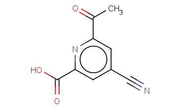 6-ACETYL-4-<span class='lighter'>CYANOPYRIDINE</span>-2-CARBOXYLIC ACID