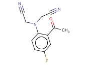2-[(2-<span class='lighter'>ACETYL</span>-4-FLUOROPHENYL)(CYANOMETHYL)AMINO]<span class='lighter'>ACETONITRILE</span>