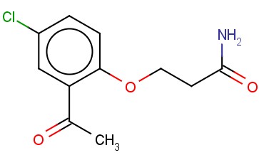 3-(2-<span class='lighter'>ACETYL</span>-4-CHLOROPHENOXY)PROPANAMIDE