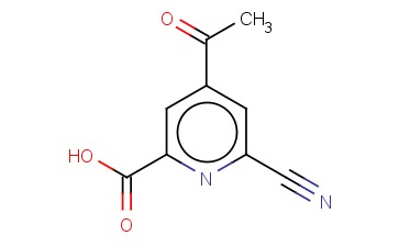 4-ACETYL-6-<span class='lighter'>CYANOPYRIDINE</span>-2-CARBOXYLIC ACID