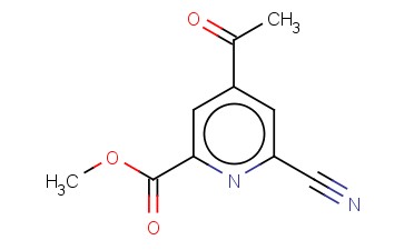 METHYL 4-ACETYL-6-<span class='lighter'>CYANOPYRIDINE</span>-2-CARBOXYLATE
