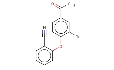 2-(4-<span class='lighter'>ACETYL</span>-2-BROMOPHENOXY)BENZONITRILE