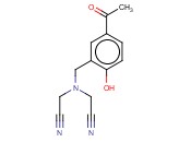 2-([(5-<span class='lighter'>ACETYL</span>-2-HYDROXYPHENYL)METHYL](CYANOMETHYL)AMINO)<span class='lighter'>ACETONITRILE</span>