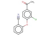 2-(4-<span class='lighter'>ACETYL</span>-2-CHLOROPHENOXY)BENZONITRILE