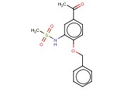 METHANESULFONAMIDE, N-[5-ACETYL-2-(PHENYLMETHOXY)PHENYL]-