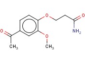 3-(4-<span class='lighter'>ACETYL</span>-2-METHOXYPHENOXY)PROPANAMIDE