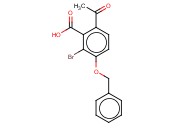 6-ACETYL-3-(BENZYLOXY)-<span class='lighter'>2-BROMOBENZOIC</span> ACID