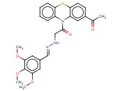 2-ACETYL-10-((((3,4,5-TRIMETHOXYPHENYL)METHYLENE)HYDRAZINYL)ACETYL)-10H-PHENOTHIAZINE