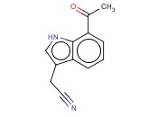 2-(7-<span class='lighter'>ACETYL</span>-1H-INDOL-3-YL)<span class='lighter'>ACETONITRILE</span>
