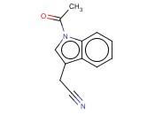 1-<span class='lighter'>ACETYL-1H-INDOLE-3-ACETONITRILE</span>