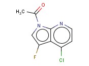 1-ACETYL-4-CHLORO-3-FLUORO-7-<span class='lighter'>AZAINDOLE</span>