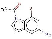 1-ACETYL-5-AMINO-7-<span class='lighter'>BROMOINDOLE</span>
