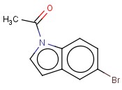 1-ACETYL-5-<span class='lighter'>BROMOINDOLE</span>
