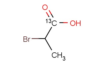 2-溴<span class='lighter'>丙酸</span>-1-13C