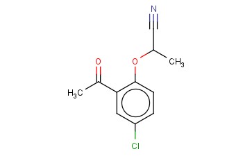 2-(2-<span class='lighter'>ACETYL</span>-4-CHLOROPHENOXY)PROPANENITRILE