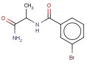 2-[(<span class='lighter'>3-BROMOPHENYL</span>)FORMAMIDO]PROPANAMIDE