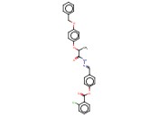 4-(2-(2-(4-(BENZYLOXY)PHENOXY)PROPANOYL)CARBOHYDRAZONOYL)PHENYL <span class='lighter'>2-CHLOROBENZOATE</span>