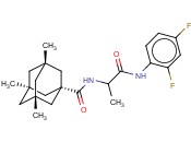 TRICYCLO[3.3.1.1(3,7)]DECANE-1-CARBOXAMIDE, N-[2-[(2,4-DIFLUOROPHENYL)AMINO]-1-METHYL-2-OXOETHYL]-3,5,7-TRIMETHYL-