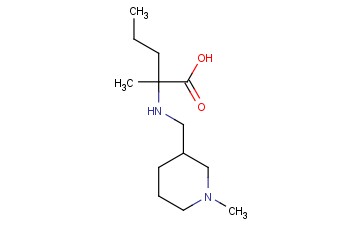 2-METHYL-2-([(1-METHYLPIPERIDIN-3-YL)METHYL]AMINO)PENTANOIC ACID