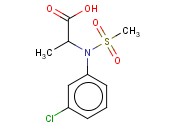 N-(3-CHLOROPHENYL)-N-(METHYLSULFONYL)ALANINE