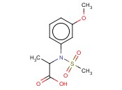N-(3-METHOXYPHENYL)-N-(METHYLSULFONYL)ALANINE