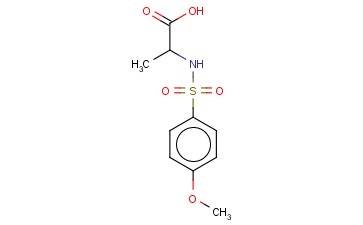 2-(4-<span class='lighter'>甲</span>氧基<span class='lighter'>苯</span>磺<span class='lighter'>酰</span><span class='lighter'>基</span><span class='lighter'>氨基</span>)-丙酸