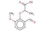2-(2-<span class='lighter'>甲</span>酰基-6-<span class='lighter'>甲</span><span class='lighter'>氧基</span><span class='lighter'>苯</span><span class='lighter'>氧基</span>)丙酸