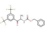 BENZYL [2-(<span class='lighter'>3,5-BIS</span>(<span class='lighter'>TRIFLUOROMETHYL</span>)PHENYL)-1-METHYL-2-OXO-ETHYL]CARBAMATE