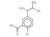 5-(1-AMINO-2-HYDROXYPROPYL)-<span class='lighter'>2-BROMOBENZOIC</span> ACID