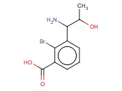 3-(1-AMINO-2-HYDROXYPROPYL)-<span class='lighter'>2-BROMOBENZOIC</span> ACID