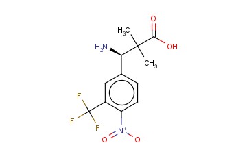(3R)-3-AMINO-2,2-DIMETHYL-3-[4-NITRO-3-(TRIFLUOROMETHYL)PHENYL]PROPANOIC ACID