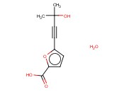 5-(3-HYDROXY-3-METHYL-1-BUTYN-1-YL)-<span class='lighter'>2-FUROIC</span> ACID HYDRATE