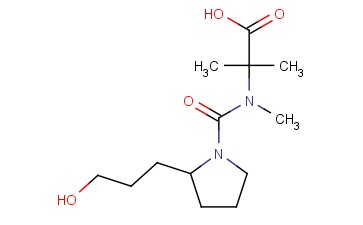 2-([2-(3-HYDROXYPROPYL)PYRROLIDINE-1-CARBONYL](METHYL)AMINO)-2-METHYLPROPANOIC ACID