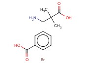 5-(1-AMINO-2-CARBOXY-2-METHYLPROPYL)-<span class='lighter'>2-BROMOBENZOIC</span> ACID