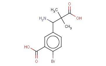 5-(1-AMINO-2-CARBOXY-2-METHYLPROPYL)-<span class='lighter'>2-BROMOBENZOIC</span> ACID