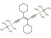 3,4-DICYCLOHEXYL-1,6-BIS(TERT-BUTYLDIMETHYLSILYL)-3-HEXEN-1,5-DIYNE
