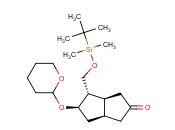 [3AS-(3AA,4A,5B,6AA)]-4-[[[(TERT-BUTYL)DIMETHYLSILYL]OXY]METHYL]-5-[(TETRAHYDRO-2H-PYRAN-2-YL)OXY]HEXAHYDRO-2(1H)-PENTALENONE
