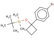 (1-(4-BROMOPHENYL)CYCLOBUTOXY)(TERT-BUTYL)DIMETHYLSILANE
