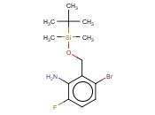 3-BROMO-2-((TERT-BUTYLDIMETHYLSILYLOXY)-METHYL)-6-FLUOROANILINE
