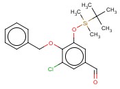 4-BENZYLOXY-3-(TERT-BUTYLDIMETHYLSILANYLOXY)-5-CHLORO-BENZALDEHYDE