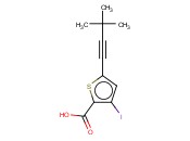 5-(3,3-DIMETHYL-BUT-1-YNYL)-3-IODO-THIOPHENE-2-CARBOXYLIC ACID