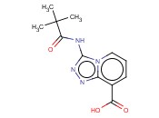 3-[(2,2-Dimethylpropanoyl)amino][1,2,4]triazolo-[4,3-a]pyridine-8-carboxylic acid