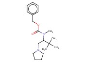 (2,2-DIMETHYL-1-PYRROLIDIN-1-YLMETHYL-PROPYL)-METHYL-CARBAMIC ACID BENZYL <span class='lighter'>ESTER</span>