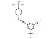 1-{3-[3,5-二(三氟甲基)苯基]丙-2-炔-1-<span class='lighter'>基</span>}-4-叔-丁基<span class='lighter'>哌啶</span>