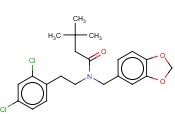 BUTANAMIDE, N-(1,3-BENZODIOXOL-5-YLMETHYL)-N-[2-(2,4-DICHLOROPHENYL)ETHYL]-3,3-DIMETHYL-