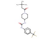 1-[1-(3,3-DIMETHYL-BUTYRYL)-PIPERIDIN-4-YL]-3-(4-TRIFLUOROMETHYL-PHENYL)-UREA