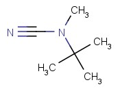 <span class='lighter'>N-TERT-BUTYL-N-METHYLCYANAMIDE</span>