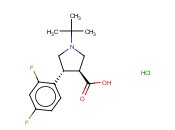 (3S,4R)-1-TERT-BUTYL-4-(2,4-DIFLUOROPHENYL)PYRROLIDINE-3-CARBOXYLIC ACID HYDROCHLORIDE